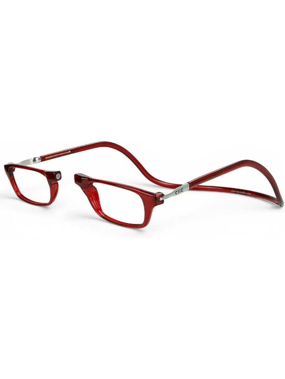 Adjustable Front Connect Readers, 2.50 Strength, Stylish Red Frame Glasses